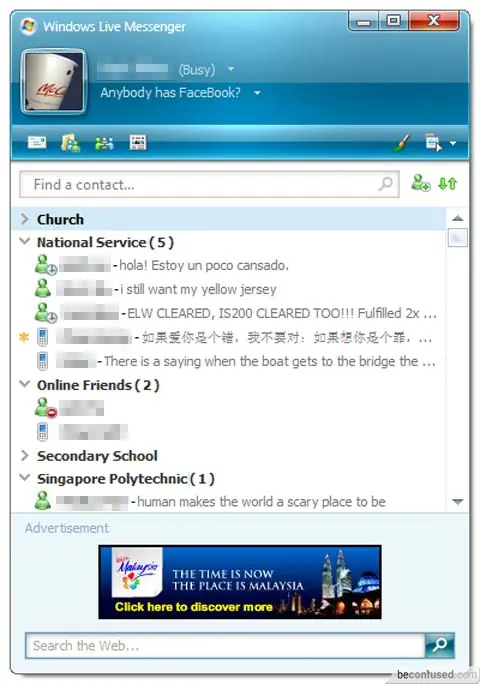 Descargar Windows Live Messenger 8.1 [Español]Gratis