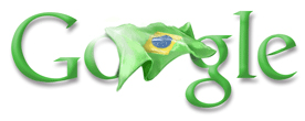 Dia de la Independencia de Brasil - Logo Google Brasil