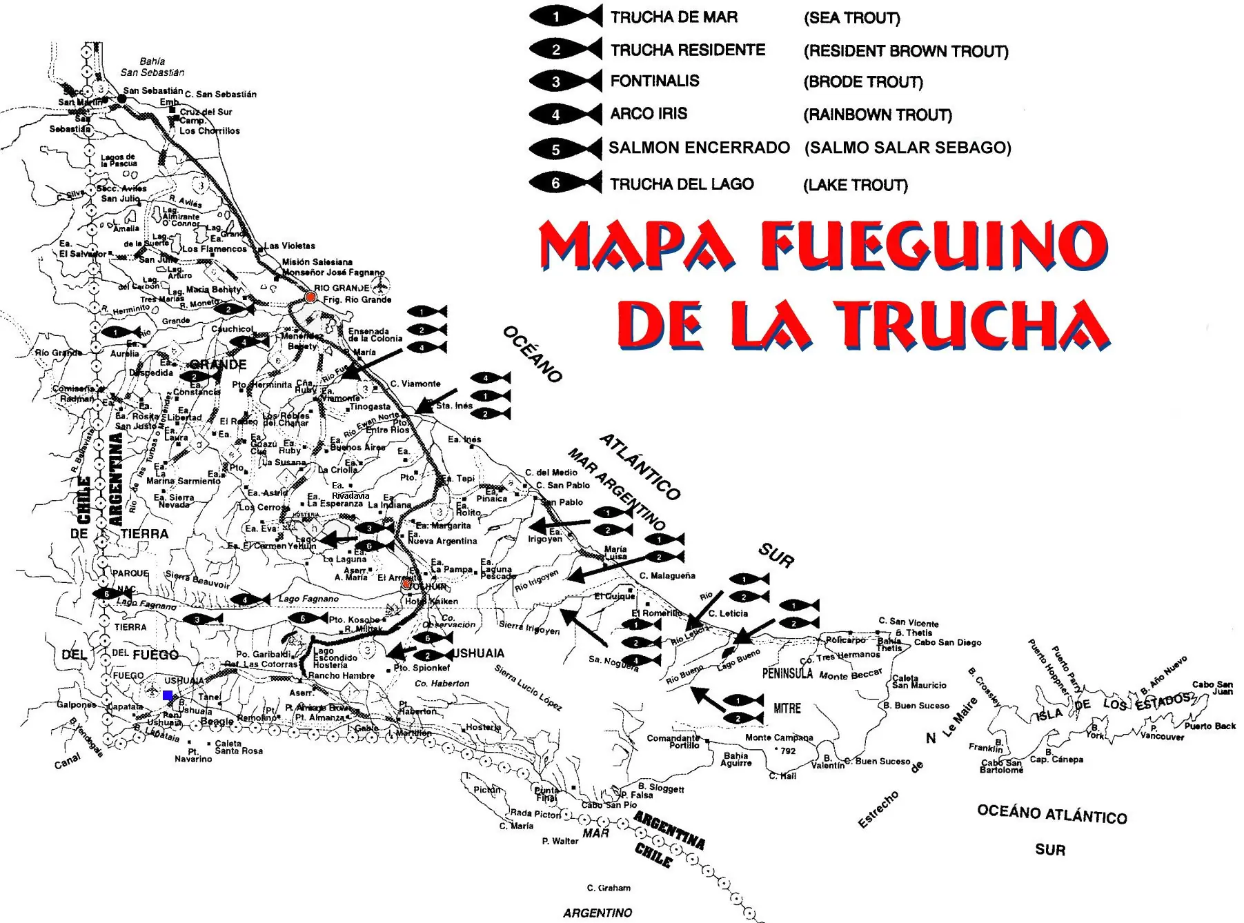La Pesca en Tierra del Fuego