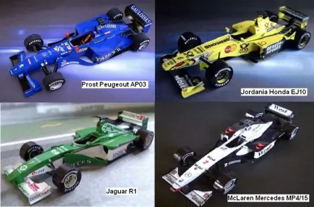 Hacete un F1 en papel!