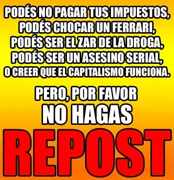 Si no sos buen postero, no entres