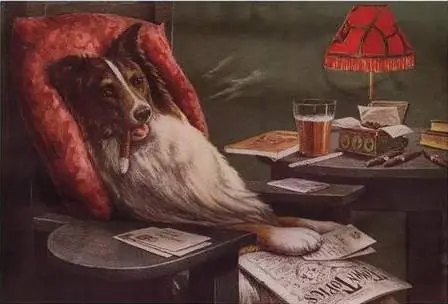 Perros jugando al Poquer