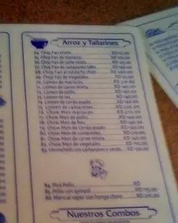 En el restaurante chino.