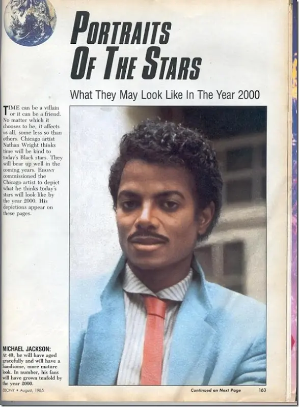 Michael Jackson – 1985 - ¿Cómo sería en el año 2000?