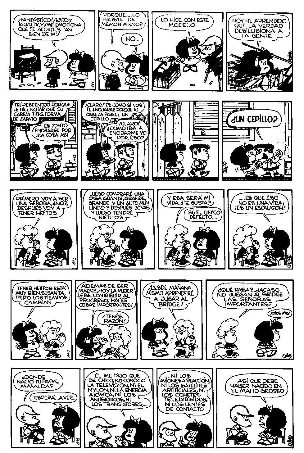 500+ tiras de Mafalda!