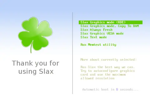 linux slax usb live