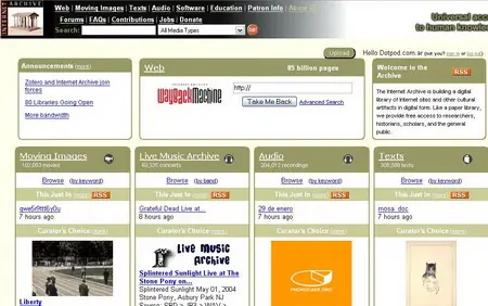 Ver paginas webs cerradas