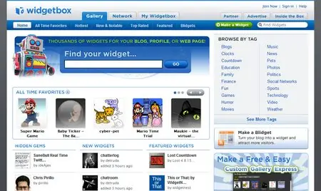 Widgets para Blogger