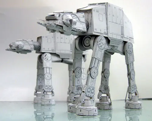 Papercraft AT-AT SNOW WALKER-Star wars-recortable de papel