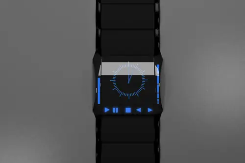 Reloj con reproductor Mp3 y un tema de windows 7