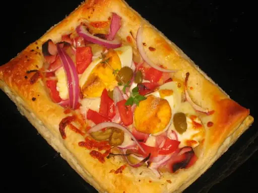 Pizza de hojaldre