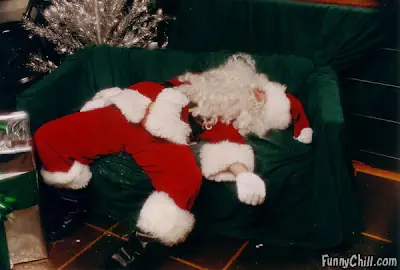 la dura vida de papa noel