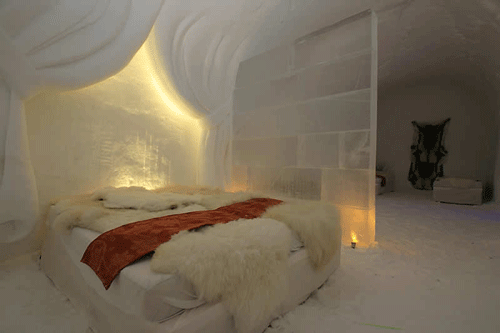 Buen Lugar para ir de vacaciones: Hotel de Hielo.