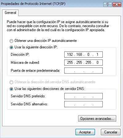 Conectar dos PCs y compartir Internet
