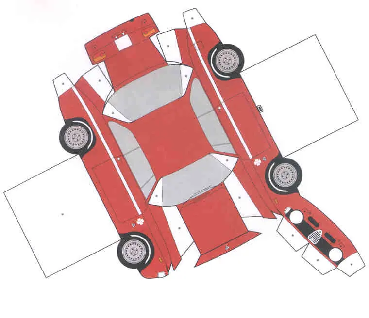 Papercraft , Autos.