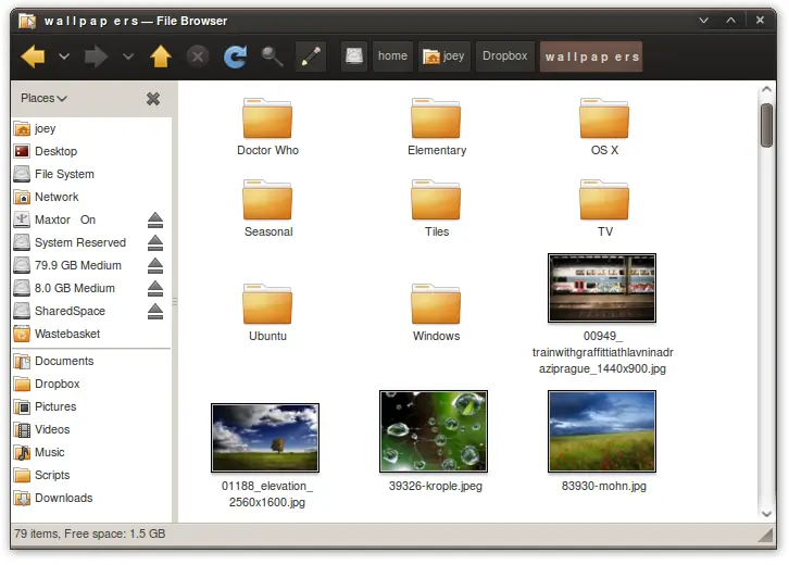 Nuevo aspecto para Nautilus