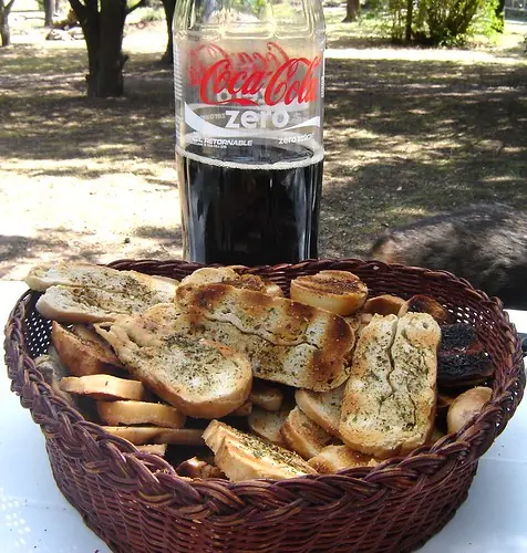 las tostaditas saborizadas de los restaoranes chetos