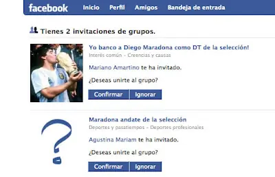 Maradona DT... Opiniones muy divididas en Facebook