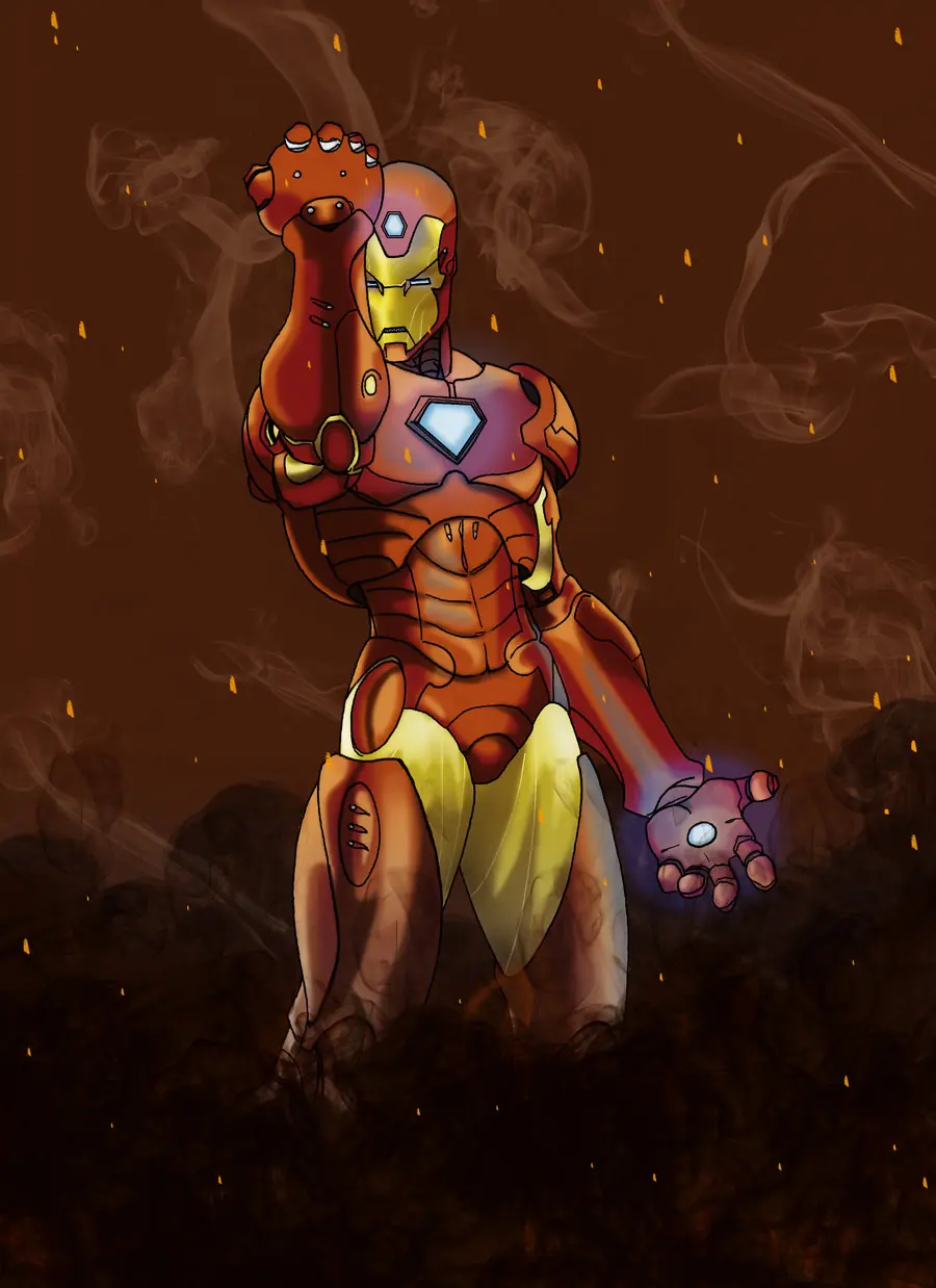 Dibujo Iron Man