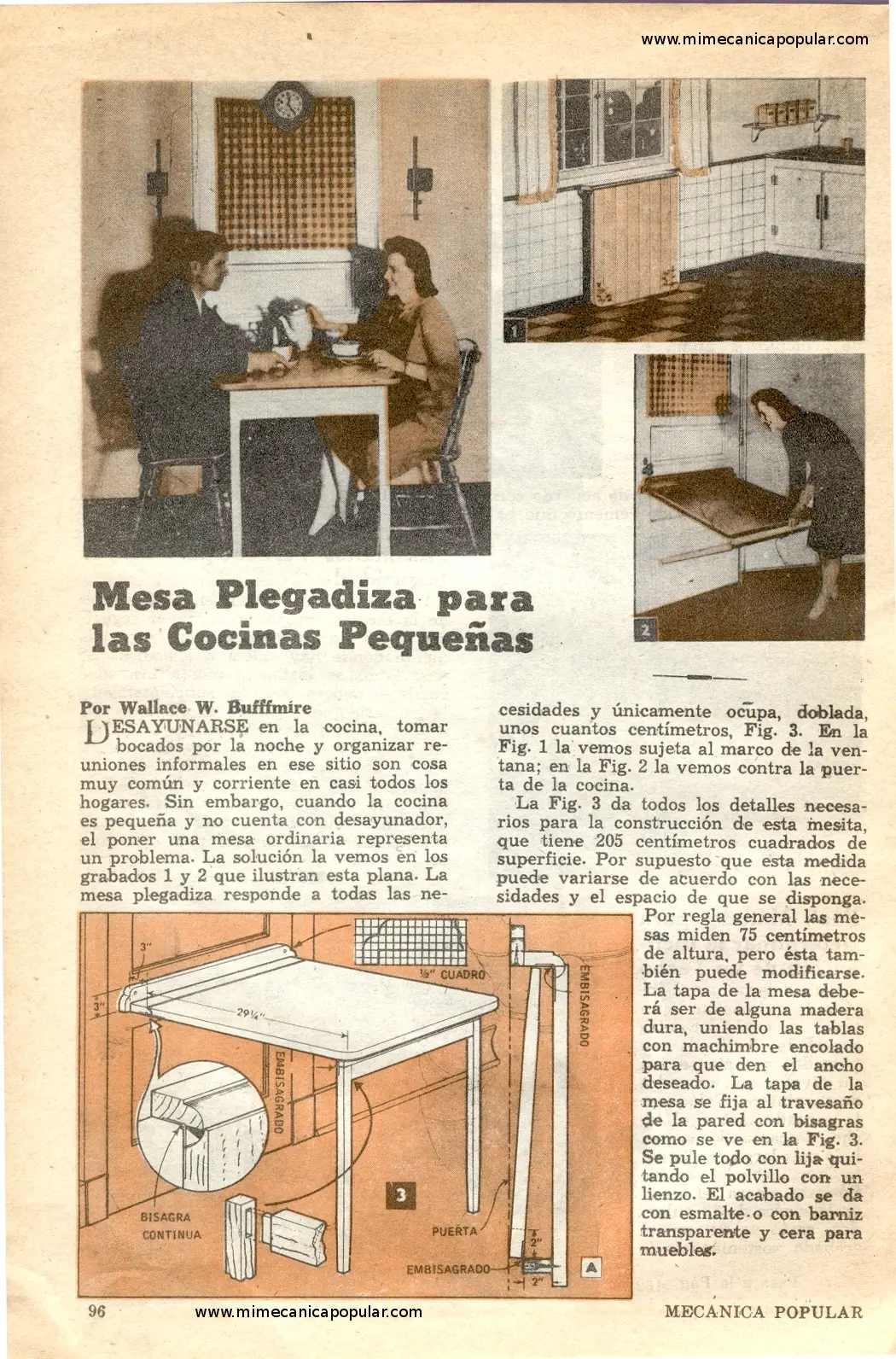 como hacer mesa plegable