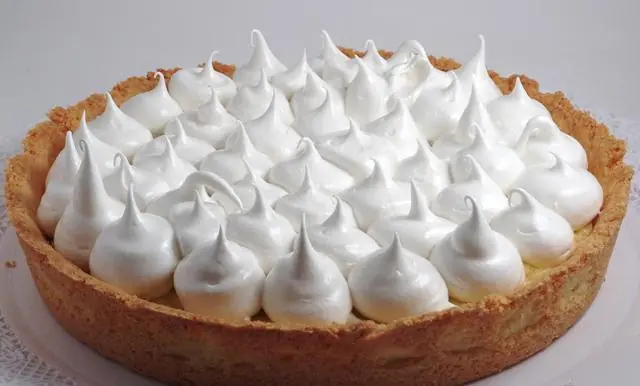 Lemon pie, casero