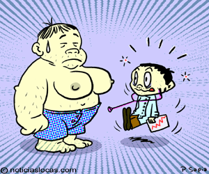 Los pechos más grandes en un hombre. - Humor...