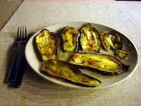 Berenjenas asadas a la parrilla