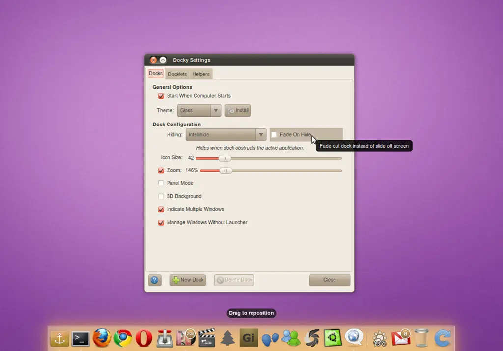 Docks para Linux