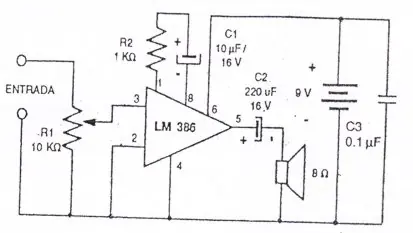 Amplificador de Audio con Circuito Integrado
