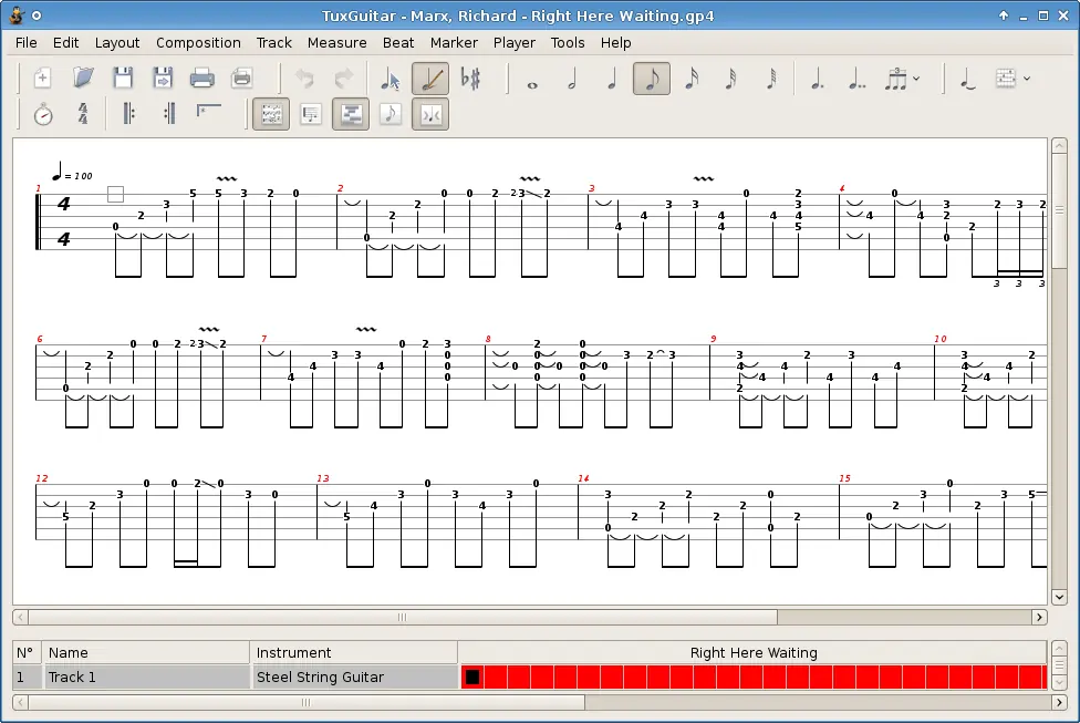 TuxGuitar 1.0