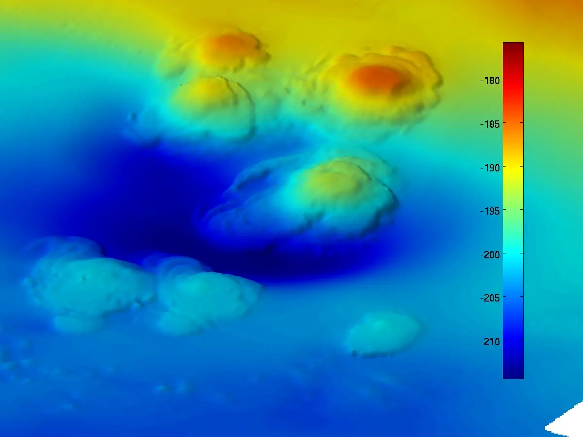 Descubren volcanes submarinos de asfalto de la Edad de Hielo