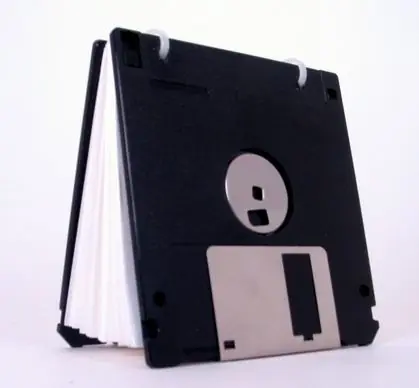 Como hacer una libreta con diskettes