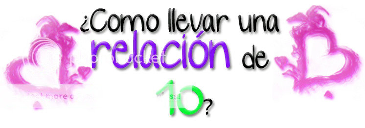 ¿Como llevar una relación de 10?