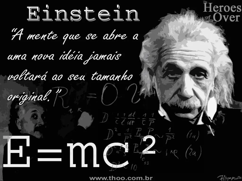 Einstein! Palabras cortas, pensamientos largos...