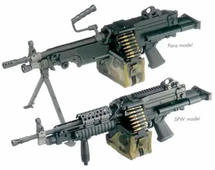ametralladora M249 Saw