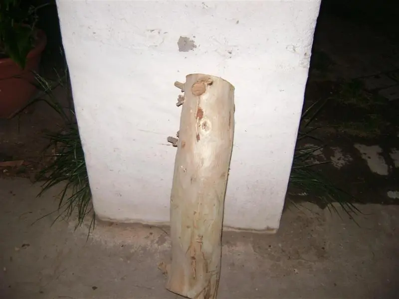 Como Hacer una Mesa de Jardin rustica con 4 troncos