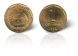 Billetes y monedas argentinas actuales y detalladas