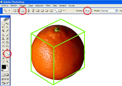 Tutorial para crear frutas cuadradas con Photoshop
