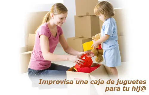 Improvisa una caja de juguetes para tu hij@