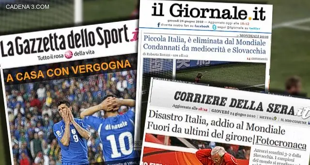 Difícil momento para Italia