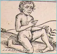 Humanoides con los Pies hacia Atrás