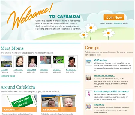 La web social para mujeres embarazadas