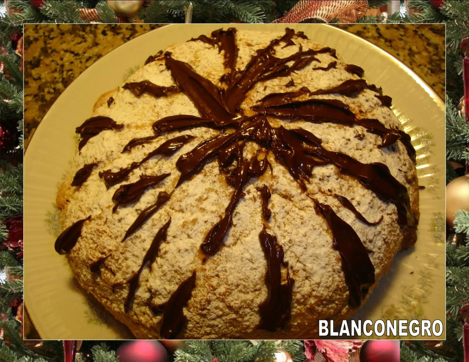 Pan dulce de coco y dulce de leche