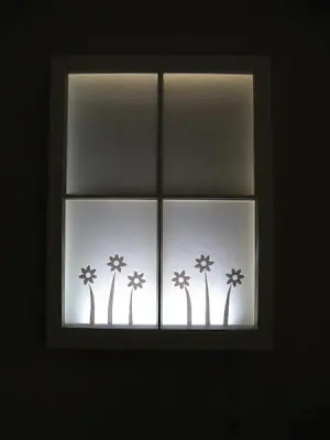 Falsa ventana iluminada (como hacerla)