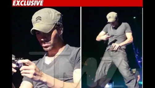 Enrique Iglesias: Fotografió sus genitales en un recital