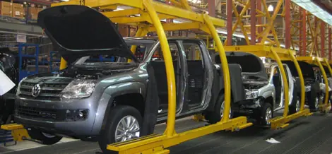 La Volkswagen Amarok x dentro