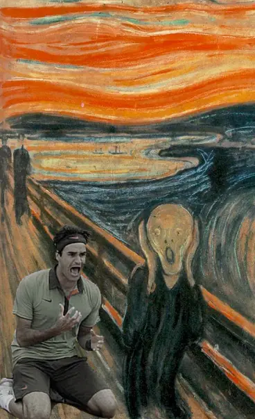 Photoshopeado a Roger Federer