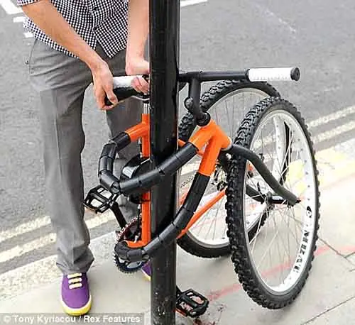 Bicicleta plegable, cadena irrompible