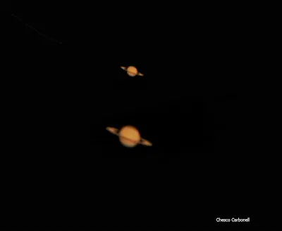 La desaparición de los anillos de Saturno...