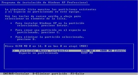 particion de disco duro